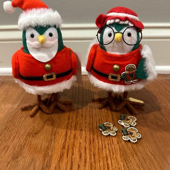 1 Custom Target Wondershop Mrs. Claus Bird and Santa bird - Picture 1 of 6